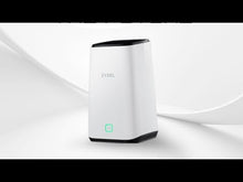 Carregar e reproduzir vídeo no visualizador da Galeria, ZyXEL FWA510 Nebula 5G NR Roteador interno 2xRJ45 2.5G 1xUSB 3.0 4 portas TS9 para antena externa