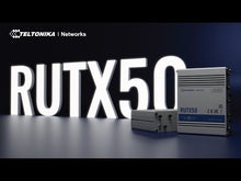 Carregar e reproduzir vídeo no visualizador da Galeria, Teltonika RUTX50 5G Router industrial Dual SIM WiFi AC 4 portas Gigabit LAN 1 WAN
