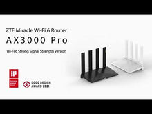 Carregar e reproduzir vídeo no visualizador da Galeria, ZTE MC889 5G + T3000 WiFi 6 Roteador externo 5G com antena