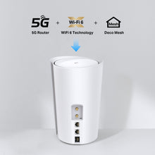 Carregar imagem no visualizador da galeria, TP-Link Deco X50 5G LTE WiFi 6 AX3000 Roteador 3 RJ45 2 conectores RP-SMA para antena externa
