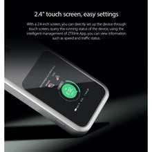 Carregar imagem no visualizador da galeria, ZTE MU5120 MiFi Pebble 5G 4G WiFi 6 10000mAh Bateria com Carregamento Rápido