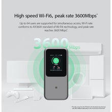 Carregar imagem no visualizador da galeria, ZTE MU5120 MiFi Pebble 5G 4G WiFi 6 10000mAh Bateria com Carregamento Rápido