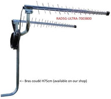 Carregar imagem no visualizador da galeria, LowcostMobile RAD5G-ULTRA-7003800 10.5dbi 2x70cm 4G LTE 5G + WiFi DUO SMA Black Cable WL240 para Huawei B525, B715, B818, Asus, TP LINK, Netgear +