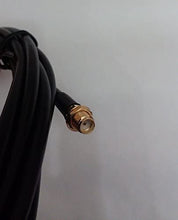 Carregar imagem no visualizador da galeria, SMA Fêmea para SMA Macho Extensão Cabo 2 x 5m ALSR200 Preto para Antena Externa e Roteador 4G LTE 5G MIMO