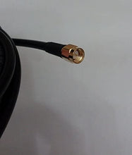 Carregar imagem no visualizador da galeria, SMA Fêmea para SMA Macho Extensão Cabo 2 x 5m ALSR200 Preto para Antena Externa e Roteador 4G LTE 5G MIMO