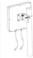 Carregar imagem no visualizador da galeria, LowcostMobile PAN5G-MIMO-3500Mhz 15 dBi 2x30cm cabo preto LMR200 SMA conector para roteadores, hotspots e modem 5G