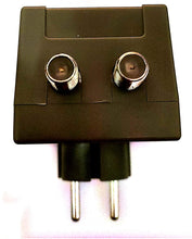 Carregar imagem no visualizador da galeria, Fonte de alimentação STI 12V 150mA para antenas de TV TNT F fêmea plugue 1 entrada 1 saída