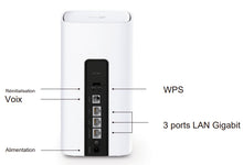 Carregar imagem no visualizador da galeria, TP-Link NX510v 5G Router WiFi Mesh 3 x RJ45 RJ11 WiFi 6 AX3000