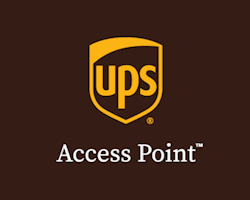 Postagem UPS access point relay e Locker France incluindo Córsega