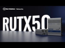 Carregar e reproduzir vídeo no visualizador da Galeria, Teltonika RUTX50 5G Router industrial Dual SIM WiFi AC 4 portas Gigabit LAN 1 WAN
