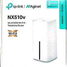 Carregar imagem no visualizador da galeria, TP-Link NX510v 5G Router WiFi Mesh 3 x RJ45 RJ11 WiFi 6 AX3000
