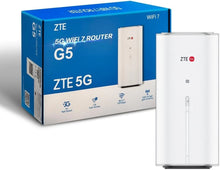 Carregar imagem no visualizador da galeria, ZTE G5 MC8520B 5G CPE WiFi 7 Gigabit RJ11 2 TS9 para antena exterior
