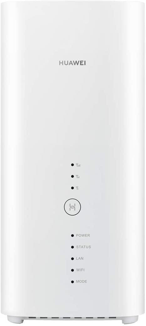 HUAWEI B818-263 Branco Roteador 4G+ LTE LTE-A Categoria 19 Gigabit WiFi AC 2 x TS9 para Antena Externa 2 Portas RJ45 Slot microSIM Box 4G