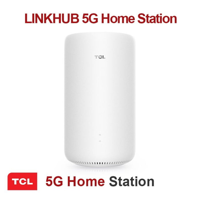 TCL HH500E Linkhub 5G Home Station Branco WiFi 6 Router 2 Portas RJ45 2 x CRC9 para Antena Externa